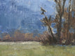 Original art for sale at UGallery.com | First Snow by Ingo Ulrich | $300 | oil painting | 7.9' h x 9.8' w | thumbnail 4