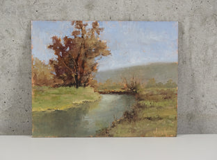 Original art for sale at UGallery.com | FrŸhlingstag by Ingo Ulrich | $375 | oil painting | 9.5' h x 11.8' w | photo 3