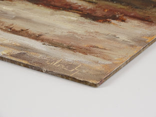 Original art for sale at UGallery.com | Tauwetter by Ingo Ulrich | $450 | oil painting | 11.8' h x 11.8' w | photo 2