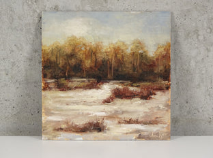Original art for sale at UGallery.com | Tauwetter by Ingo Ulrich | $450 | oil painting | 11.8' h x 11.8' w | photo 3