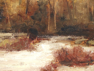 Original art for sale at UGallery.com | Tauwetter by Ingo Ulrich | $450 | oil painting | 11.8' h x 11.8' w | photo 4