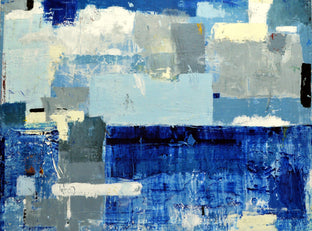 Original art for sale at UGallery.com | Inner Calm by Julie Weaverling | $1,000 | mixed media artwork | 30' h x 40' w | photo 1