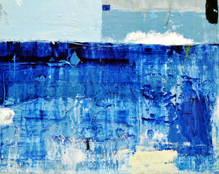 Original art for sale at UGallery.com | Inner Calm by Julie Weaverling | $1,000 | mixed media artwork | 30' h x 40' w | photo 4