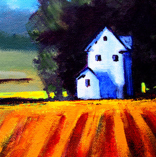 In the Country by Nancy Merkle |   Closeup View of Artwork 