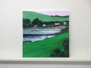 Lakeside Houses, Ireland by Janet Dyer |  Context View of Artwork 