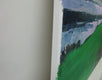 Original art for sale at UGallery.com | Lakeside Houses, Ireland by Janet Dyer | $1,000 | acrylic painting | 20' h x 20' w | thumbnail 2