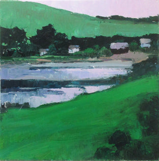 Lakeside Houses, Ireland by Janet Dyer |  Artwork Main Image 
