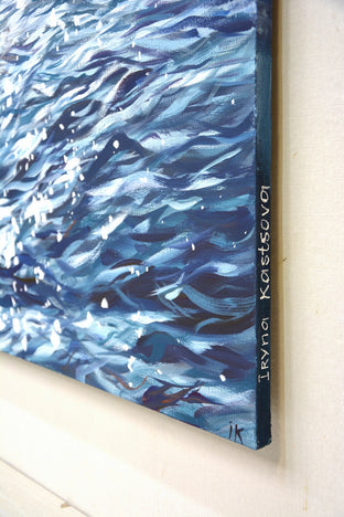 Original art for sale at UGallery.com | Affectionate Glare of the Ocean by Iryna Kastsova | $3,200 | acrylic painting | 39' h x 47' w | photo 2