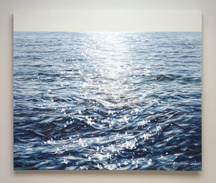 Original art for sale at UGallery.com | Affectionate Glare of the Ocean by Iryna Kastsova | $3,200 | acrylic painting | 39' h x 47' w | photo 3