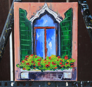 Original art for sale at UGallery.com | A Day in Italy by Lisa Elley | $325 | oil painting | 10' h x 8' w | photo 3