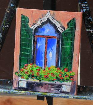 Original art for sale at UGallery.com | A Day in Italy by Lisa Elley | $325 | oil painting | 10' h x 8' w | photo 2