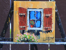 Original art for sale at UGallery.com | A Summer in Italy by Lisa Elley | $350 | oil painting | 10' h x 10' w | thumbnail 2