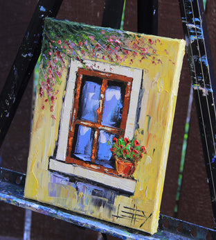 Style of Italy by Lisa Elley |  Side View of Artwork 