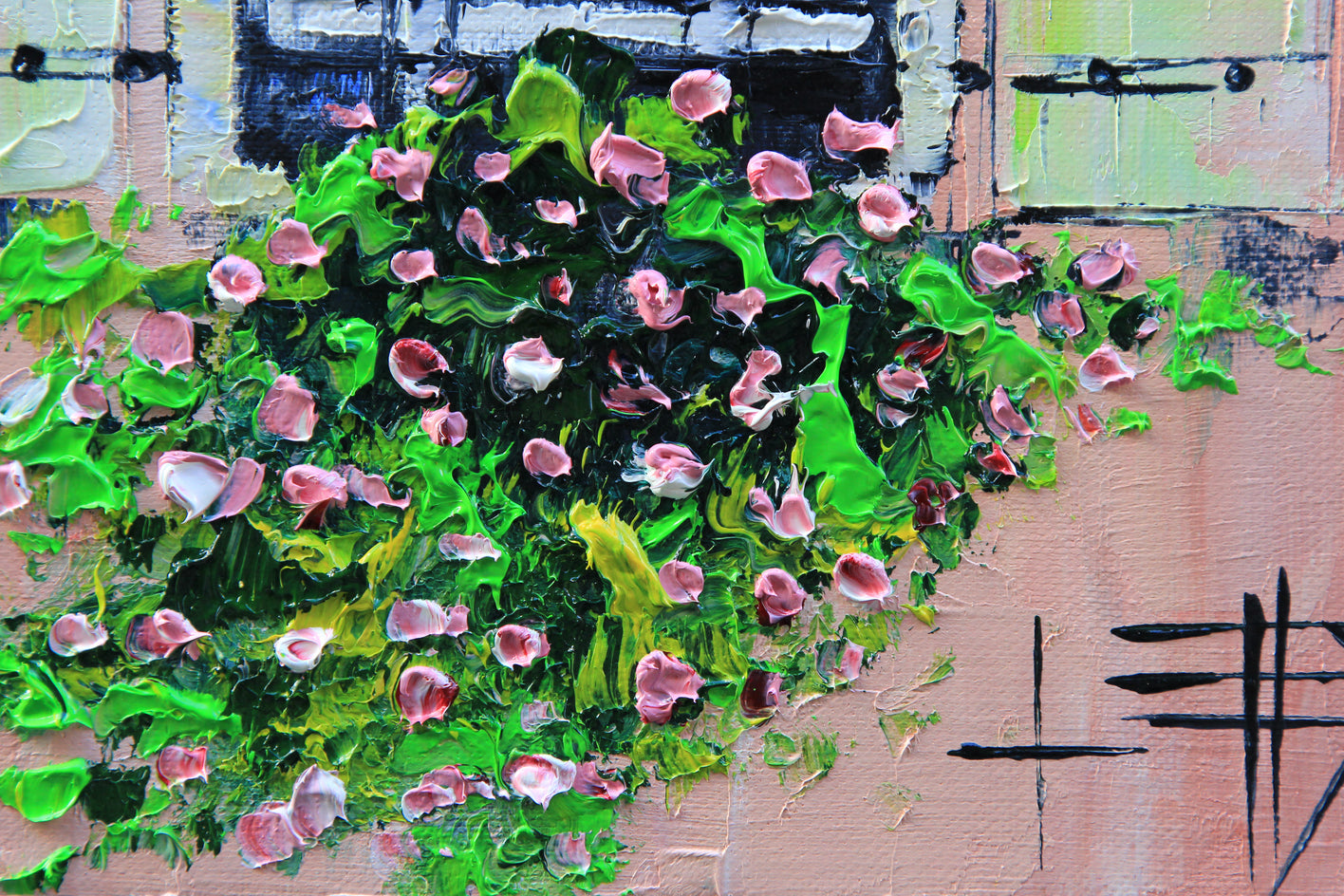 Take Me There by Lisa Elley |  Closeup View of Artwork 