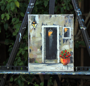 Original art for sale at UGallery.com | Italian Evening by Lisa Elley | $400 | oil painting | 10' h x 8' w | photo 2