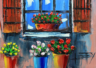 Original art for sale at UGallery.com | Italian Days by Lisa Elley | $300 | oil painting | 10' h x 10' w | photo 4