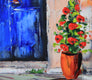 Original art for sale at UGallery.com | Italian Moment by Lisa Elley | $250 | oil painting | 10' h x 8' w | thumbnail 4