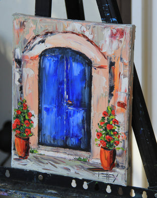 Italian Moment by Lisa Elley |  Side View of Artwork 