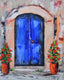 Original art for sale at UGallery.com | Italian Moment by Lisa Elley | $250 | oil painting | 10' h x 8' w | thumbnail 1