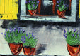 Original art for sale at UGallery.com | Summer in Provence by Lisa Elley | $250 | oil painting | 8' h x 10' w | thumbnail 4