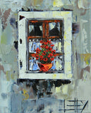 Original art for sale at UGallery.com | Italian Style by Lisa Elley | $250 | oil painting | 10' h x 8' w | thumbnail 1