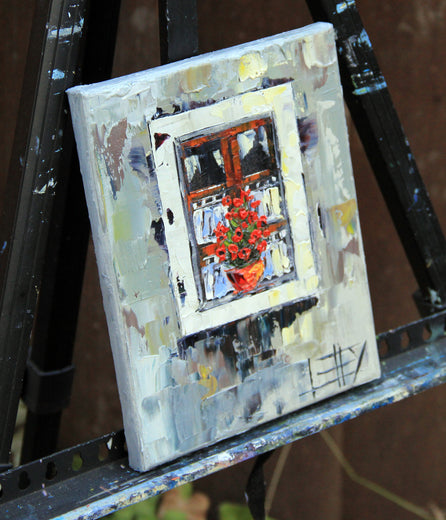 Italian Style by Lisa Elley |  Side View of Artwork 