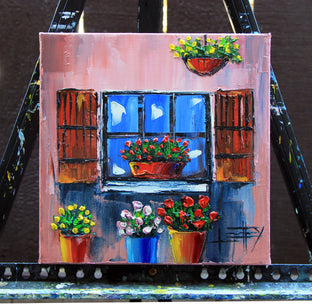 Original art for sale at UGallery.com | Italian Days by Lisa Elley | $300 | oil painting | 10' h x 10' w | photo 2