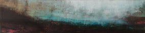 Original art for sale at UGallery.com | I Walk Alone to Be with You by Agata Kijanka | $1,300 | mixed media artwork | 10' h x 42' w