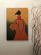 Original art for sale at UGallery.com | Dog Ball Bird by Jaime Ellsworth | $2,000 | acrylic painting | 36' h x 24' w | thumbnail 3