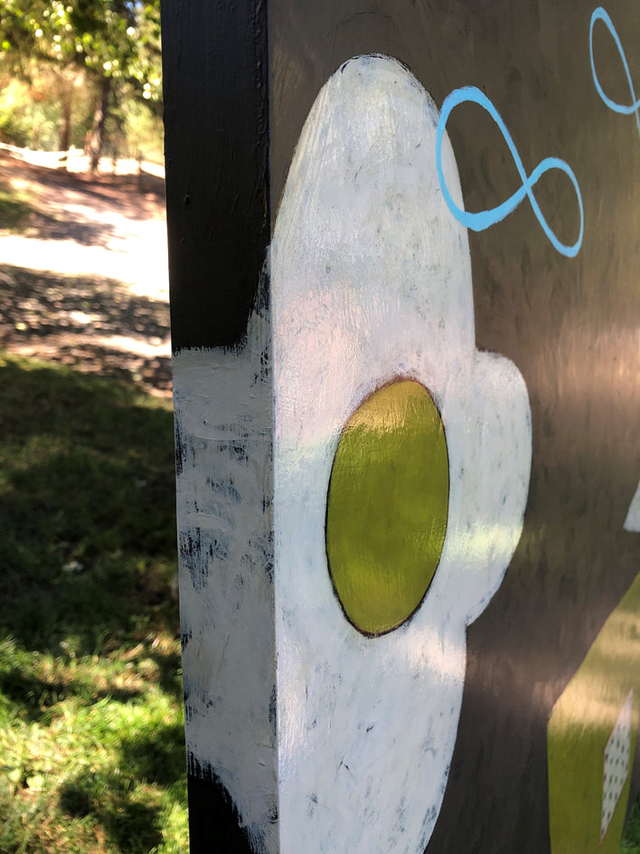 Flotilla by Jaime Ellsworth |  Side View of Artwork 