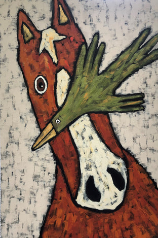 Original art for sale at UGallery.com | Scout by Jaime Ellsworth | $2,400 | acrylic painting | 36' h x 24' w | photo 1