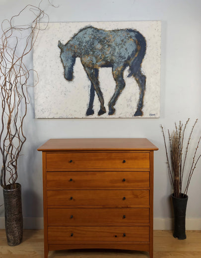 Amble by Jaime Ellsworth |  Side View of Artwork 