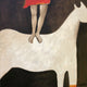 Original art for sale at UGallery.com | Rider by Jaime Ellsworth | $4,800 | oil painting | 48' h x 48' w | thumbnail 1