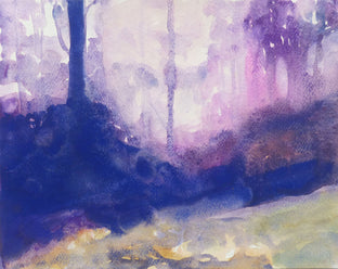 Original art for sale at UGallery.com | Bosque Oscuro by Jamal Sultan | $525 | watercolor painting | 11' h x 14' w | photo 1