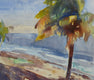 Original art for sale at UGallery.com | Las Palmas de Pi–ones by Jamal Sultan | $525 | watercolor painting | 11' h x 14' w | thumbnail 4