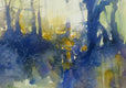Original art for sale at UGallery.com | Lost Forest and Setting Sun by Jamal Sultan | $525 | watercolor painting | 11' h x 15' w | thumbnail 4