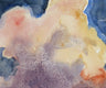 Original art for sale at UGallery.com | Nubes y Cielo by Jamal Sultan | $525 | watercolor painting | 14' h x 11' w | thumbnail 4