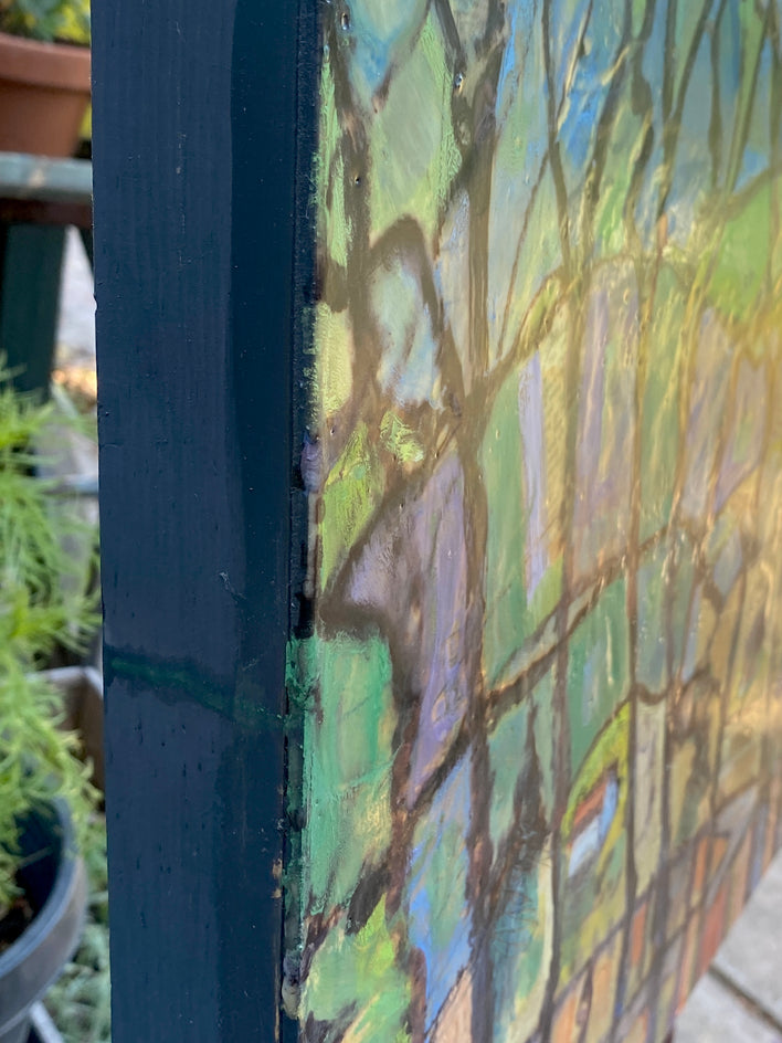 Edge of the Woods by James Hartman |  Side View of Artwork 