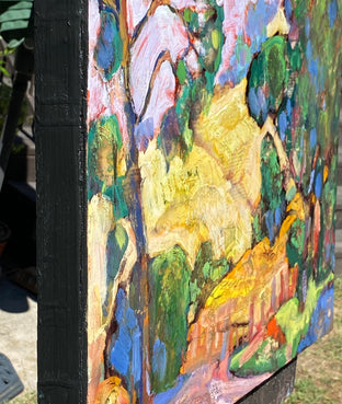 Original art for sale at UGallery.com | Encaustic Mountain Landscape by James Hartman | $750 | encaustic artwork | 15.75' h x 20' w | photo 3