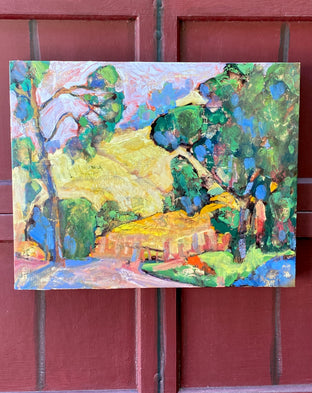Original art for sale at UGallery.com | Encaustic Mountain Landscape by James Hartman | $750 | encaustic artwork | 15.75' h x 20' w | photo 2