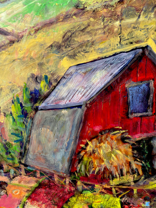 Gambrel Barn by James Hartman |   Closeup View of Artwork 