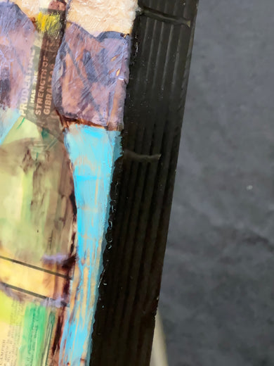 Rosé by the Bay by James Hartman |  Side View of Artwork 