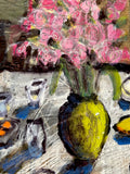 Original art for sale at UGallery.com | Still Life with Green Vase by James Hartman | $550 | encaustic artwork | 12' h x 12' w | thumbnail 3