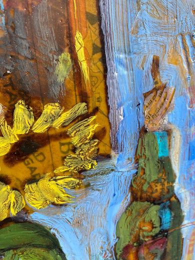 Sunflowers by James Hartman |   Closeup View of Artwork 