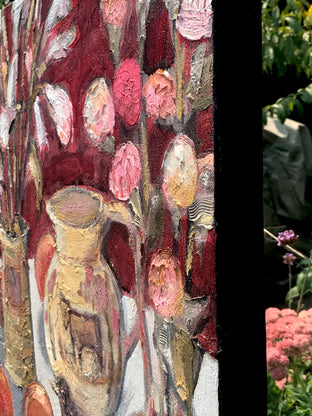 Still Life in a Limited Palette by James Hartman |  Side View of Artwork 