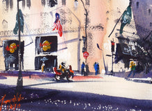 Original art for sale at UGallery.com | 999 E St. by James Nyika | $600 | watercolor painting | 16' h x 20' w | thumbnail 4