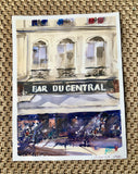 Original art for sale at UGallery.com | Bar du Central by James Nyika | $525 | watercolor painting | 16' h x 12' w | thumbnail 3