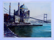 Original art for sale at UGallery.com | Bosphorus by James Nyika | $800 | watercolor painting | 18' h x 24' w | thumbnail 3