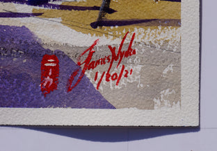 Cafe Le Chinon by James Nyika |  Side View of Artwork 