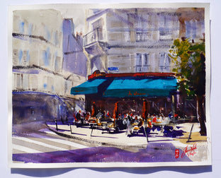 Cafe Le Chinon by James Nyika |  Context View of Artwork 